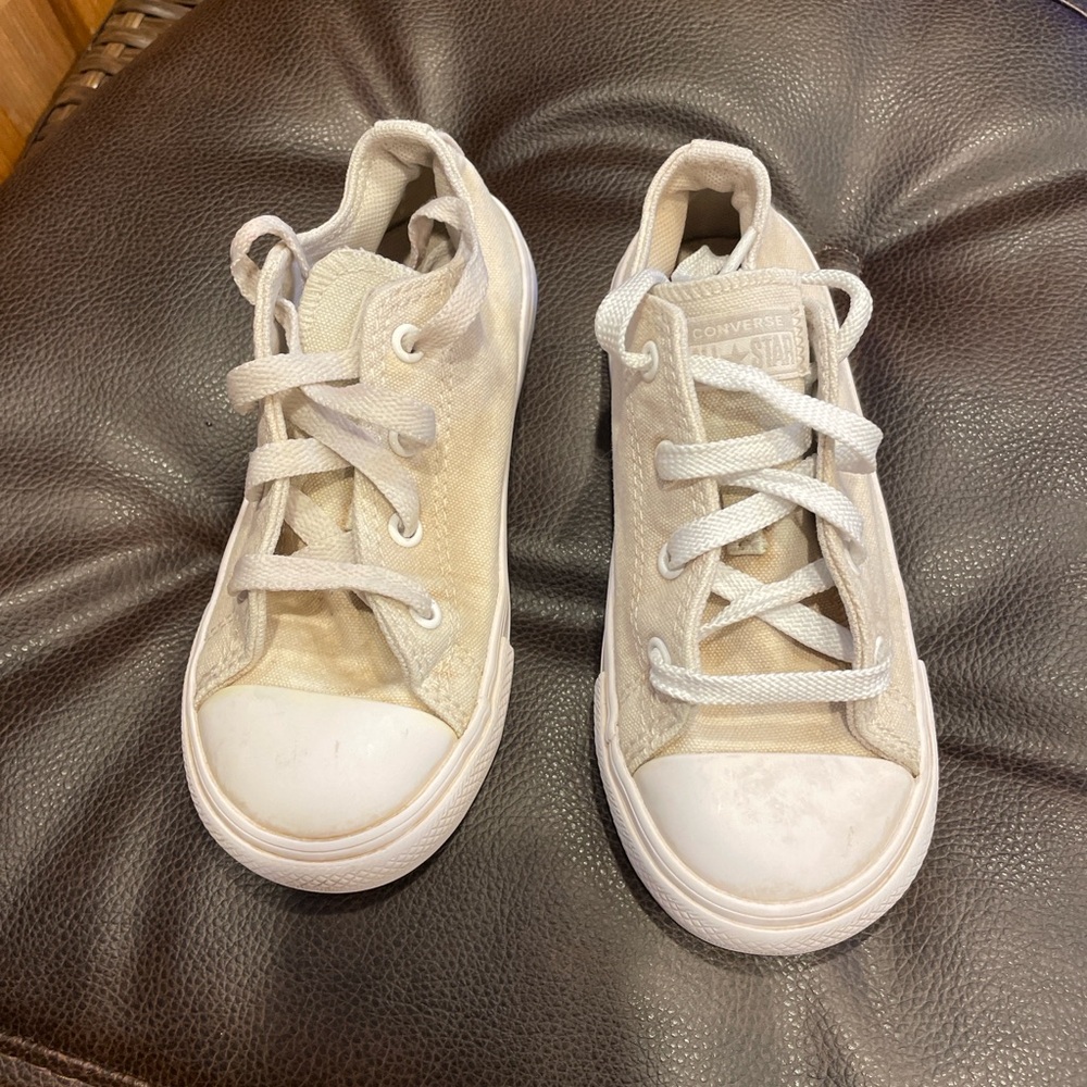 Converse Kids' Cream Sneakers